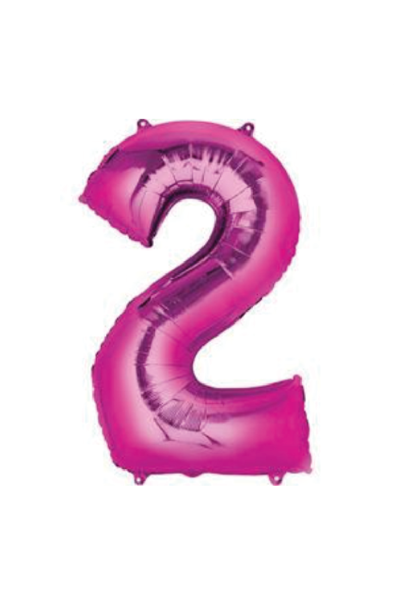 Large number sale 2 balloon